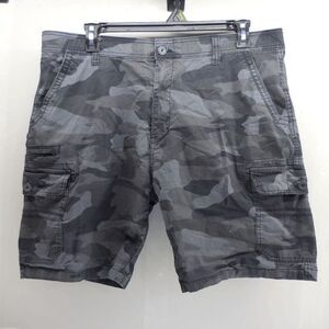 Iron Clothing Co Urban Camo Cargo Shorts Mens Size 40 Military Outdoors Gorpcore
